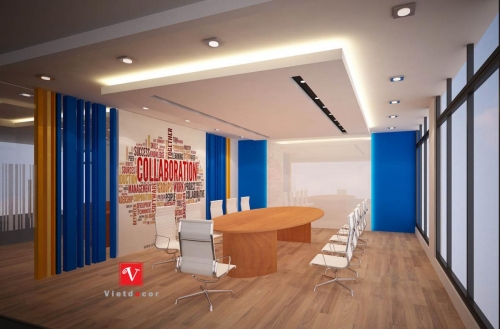 Thiết kế và thi công nội thất văn phòng   ADT- Hà Nội