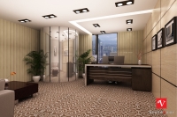 Thiết kế nội thất văn phòng chủ tịch và phó chủ tịch tòa nhà Lotte