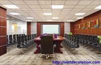 Thiết kế và thi công nội thất văn phòng  sàn giao dịch vàng thuộc Viettin Bank- Hà Nội