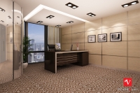 Thiết kế nội thất văn phòng chủ tịch và phó chủ tịch tòa nhà Lotte