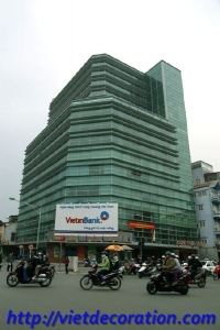 Thiết kế và thi công nội thất văn phòng  sàn giao dịch vàng thuộc Viettin Bank- Hà Nội
