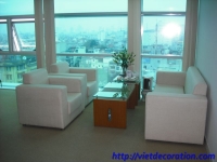 Thiết kế và thi công nội thất văn phòng  sàn giao dịch vàng thuộc Viettin Bank- Hà Nội