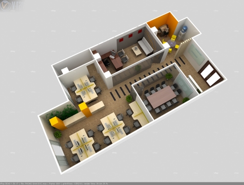 Thiết kế thi công nội thất văn phòng công ty GROUPAMA