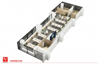 Thiết kế văn phòng công ty cổ phần Pizza 4P’s